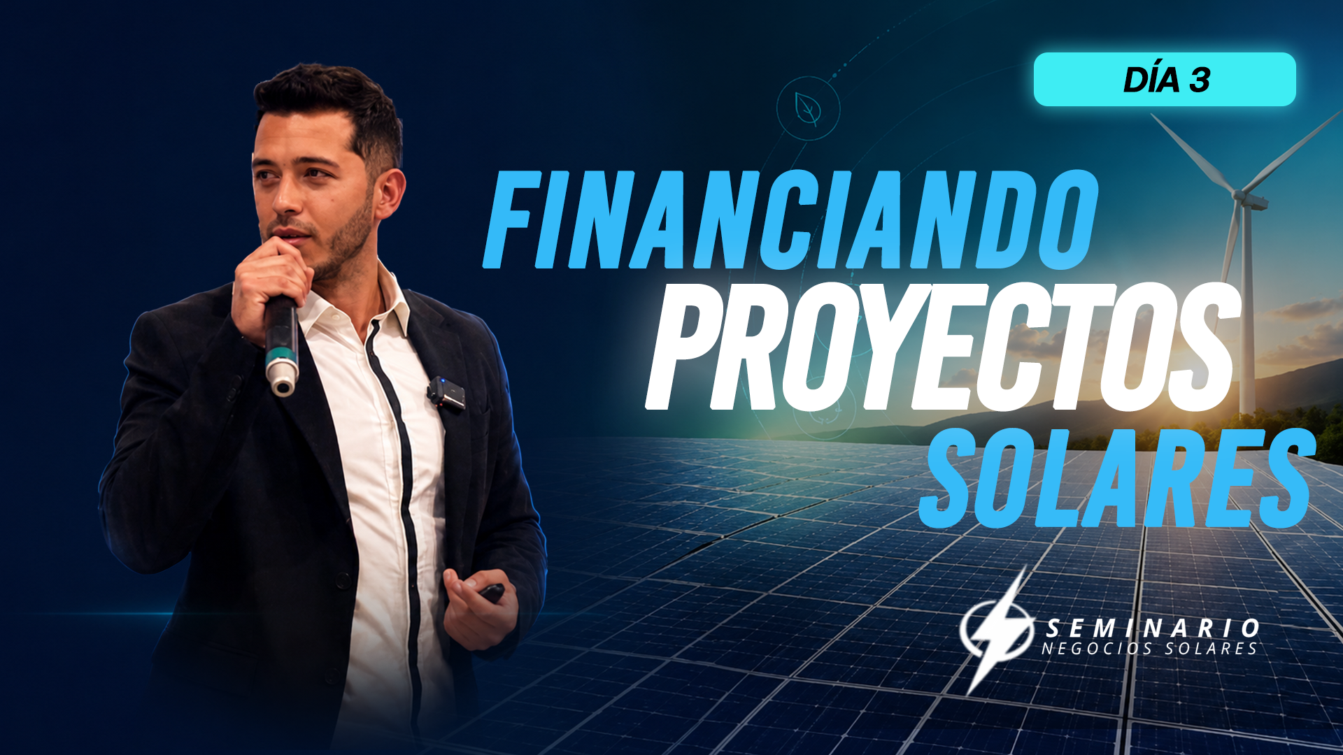 Portada conferencia 03: Financiando proyectos solares